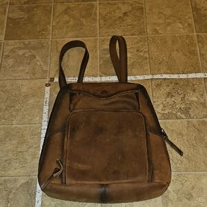 STS Ranchwear Brown Leather Backpack